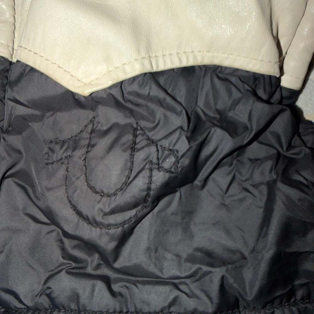 True Religion Men's Colorblock Quilted Puffer Vest Size XXXL